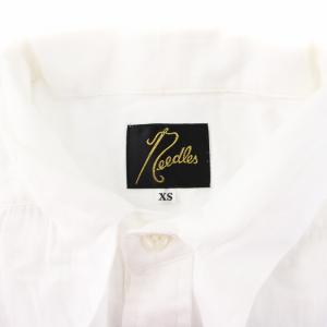 Needles 19AW Ascot Collar EDW Gather Shirt シャツ ボウタイ 長袖 ハーフボタン