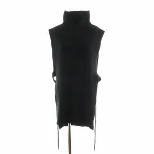 ニット セーター ノースリーブ ハイネック M 黒 ブラック 01020531250 /AN8