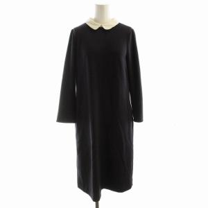 ワンピース ロング 長袖 38 紺 ネイビー H5J09-482-29 /EE