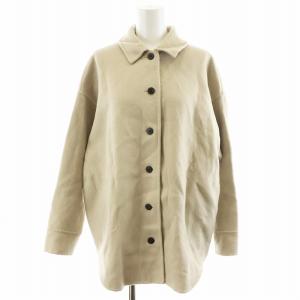 LUXE NEW DIVIDE OS SHIRT JK DF ジャケット ウール カシミヤ混 S ベージュ