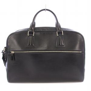 SOMES SADDLE 2WAY ビジネスバッグ ブリーフケース 書類かばん ショルダーバッグ ハンドバッグ レザー 切替 黒