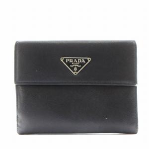 サイファーノ トライアングルロゴ 財布 二つ折り 小銭入れ レザー 黒 ブラック /AN49 OH
