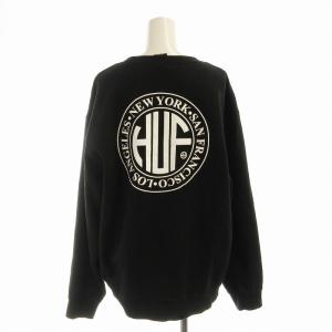 スウェット トレーナー 長袖 L 黒 ブラック 114910 /EE