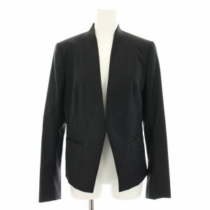 エグゼクティブドンナ EXECUTIVE DONNA ノーカラージャケット アウター 38 黒 ブラック