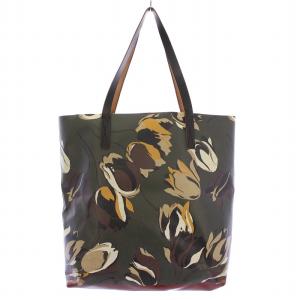MARNI PVC FLORAL SHOPPER PVCフローラルショッパー トートバッグ ハンドバッグ ロゴ 花柄