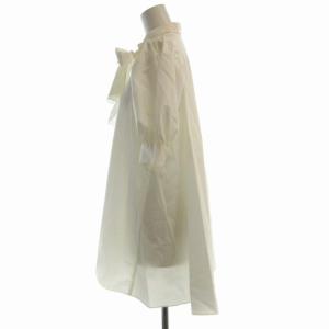 CELFORD バックリボンボリュームトップス シャツ ブラウス 長袖 38 白 ホワイト CWFT201084 /RO