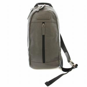 キャムデンレザースリング ボディバッグ F70691 ショルダーバッグ レザー グレー /G