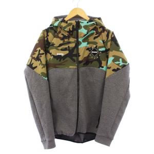 VENTILATION HOODIE ベンチレーションフーディ ジップアップパーカー 迷彩 カモフラ 切替