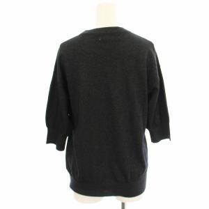 IENA 半袖 カーディガン 23-080-900-3010 ニット ラメ F 黒 シルバーラメ /G
