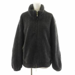 24AW ウール混ボアスタンドコクーンブルゾン ジャケット アウター 36 グレー 24011912826140