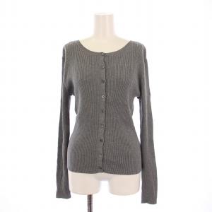 23SS RIB2WAYクルーリブカーディガン 長袖 F グレー 23080938701010 /BM
