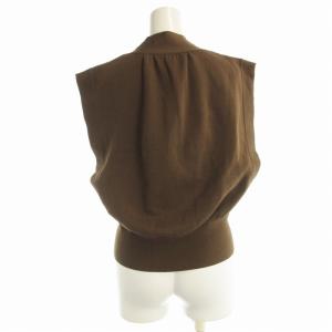 Spick&Span 24AW Vネックショートニットベスト Vネック F 茶 ブラウン 24080200507030 /EE