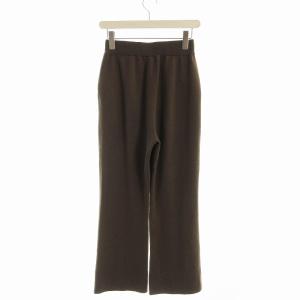 SLOBE IENA 24AW ウォッシャブルスムース ニットパンツ イージーパンツ 38 茶 ブラウン 24030912212040