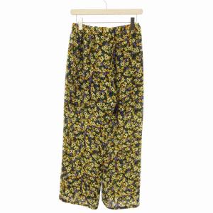 IENA ジョーゼットポリエステルイージーパンツ 花柄 38 マルチカラー 23030900401030 /EE