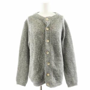 シェットランドストレッチニットの908カーディガン ウール 3 グレー 81180094 /AN28