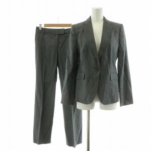 シングルスーツ セットアップ スラックスパンツ テーラードジャケット 36 38 グレー 53100391
