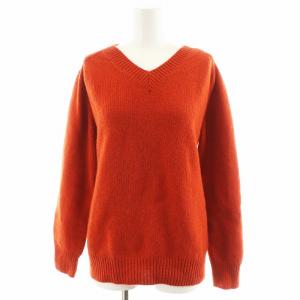 ニット セーター 長袖 ウール 2 オレンジ 578-7263017 /AN19