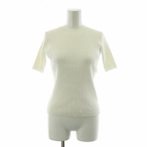 リブニット カットソー 半袖 38 ホワイト 531-8170313 /NQ