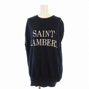 ニット ノースリーブ ベスト リネン混 F 紺 ネイビー LDZ1041305A0003 /EE