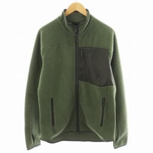 M PILE ZIP JACKET フリースジャケット ロゴ M カーキ G79711070 /AN16