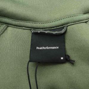 Peak Performance M PILE ZIP JACKET フリースジャケット ロゴ M カーキ G79711070 /AN16