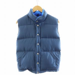 Deuxieme Classe ダウンベスト ナイロン XS 青 ブルー /AN47
