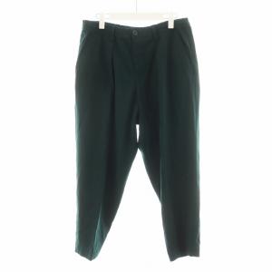 テーパードパンツ ウール 44 緑 グリーン /AN17
