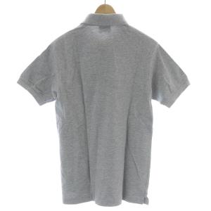 LACOSTE スヌーピー ポロシャツ 半袖 2 グレー PH676E /RE