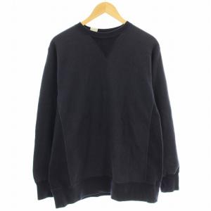 エヌハリ ループウィラー LOOPWHEELER コラボ スウェット トレーナー 長袖 M ネイビー 紺