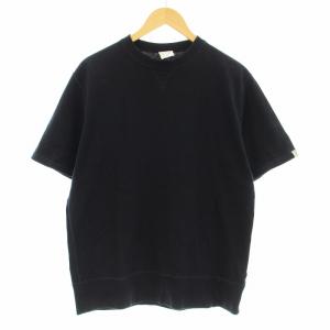 LOWERCASE スウェット トレーナー 半袖 クルーネック M 紺 ネイビー /KU