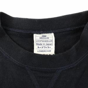 LOOPWHEELER LOWERCASE スウェット トレーナー 半袖 クルーネック M 紺 ネイビー /KU