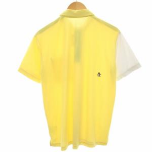 MUNSINGWEAR ポロシャツ カジュアルシャツ ゴルフウェア 半袖 大きいサイズ LL 黄色 イエロー MEMTJA05P