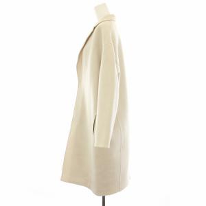 GALERIE VIE ライトメルトンチェスターコート アウター ロング カシミヤ混 36 ベージュ 23-08-94-08201