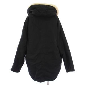 DIESEL ブルゾン ジャケット フード 裏地ボア XS 黒 /BM