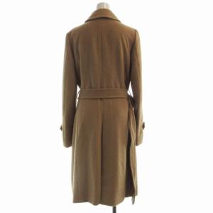 UNITED ARROWS Pコート ピーコート ロング ベルト付き アウター アンゴラ混 40 ベージュ 1525-257-0486