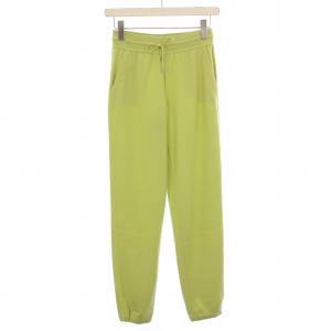 BABY CASHMERE カシミヤニットパンツ 38 黄緑