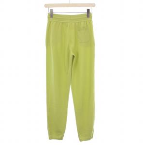 Loro Piana BABY CASHMERE カシミヤニットパンツ 38 黄緑