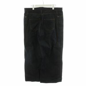 JOHN LAWRENCE SULLIVAN accessory ワイドデニムパンツ ジーンズ ジーパン Gパン フロントタック 6 紺 ネイビー PT14-55-111