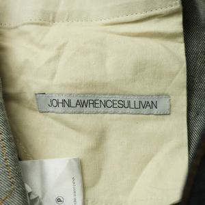 JOHN LAWRENCE SULLIVAN accessory ワイドデニムパンツ ジーンズ ジーパン Gパン フロントタック 6 紺 ネイビー PT14-55-111