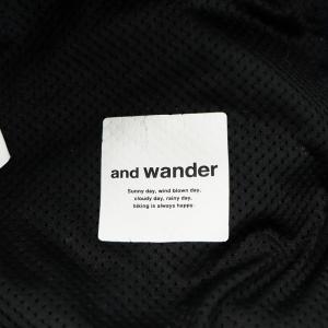 and wander ベントパンツ イージーパンツ 0 紺 ネイビー AW73-FF018 /AN34