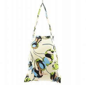 トートバッグ ショルダーバッグ 花柄 チューリップ ベージュ 茶 ブラウン 水色 ライトブルー /AN3