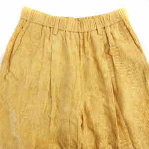 FORTE FORTE フォルテ フォルテ イージーパンツ タック コーデュロイ 0 茶 ブラウン /RO