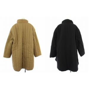 BEAMS HEART 22AW マルチウェイ中綿コート キルティングコート アウター FREE ベージュ 黒 43-18-0010-152