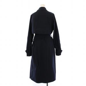 WOOLRICH SUMMER TRENCH サマートレンチコート アウター ロング丈 ベルト S 紺 ネイビー WWOU0786