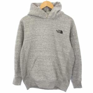 Back Square Logo Hoodie プルオーバーパーカー 長袖 M グレー NT62040