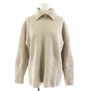 OLIBIA MOVING RIB PO ニット セーター 長袖 タートルネック カシミヤ混 シルク混