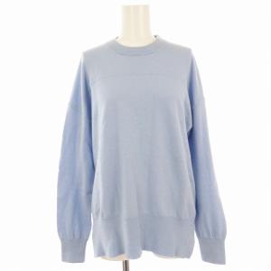 WOOL TECH KARENIA YOKE ニット セーター 長袖 S 水色 ライトブルー 2301705-720-902