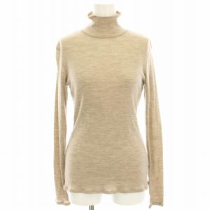 23AW ニット カットソー ウール 長袖 38 ベージュ 033301000323038 /HN