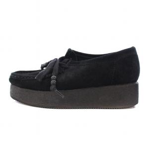 Clarks Wallacraft Bee ワラクラフトビー モカシン レースアップシューズ 厚底 スエード US6.5