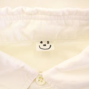 45R カジュアルシャツ 長袖 レギュラーカラー 無地 白 ホワイト /BB